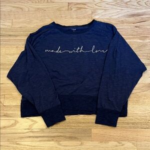 GAP Navy 'LOVE by GAP' Crewneck Pullover
